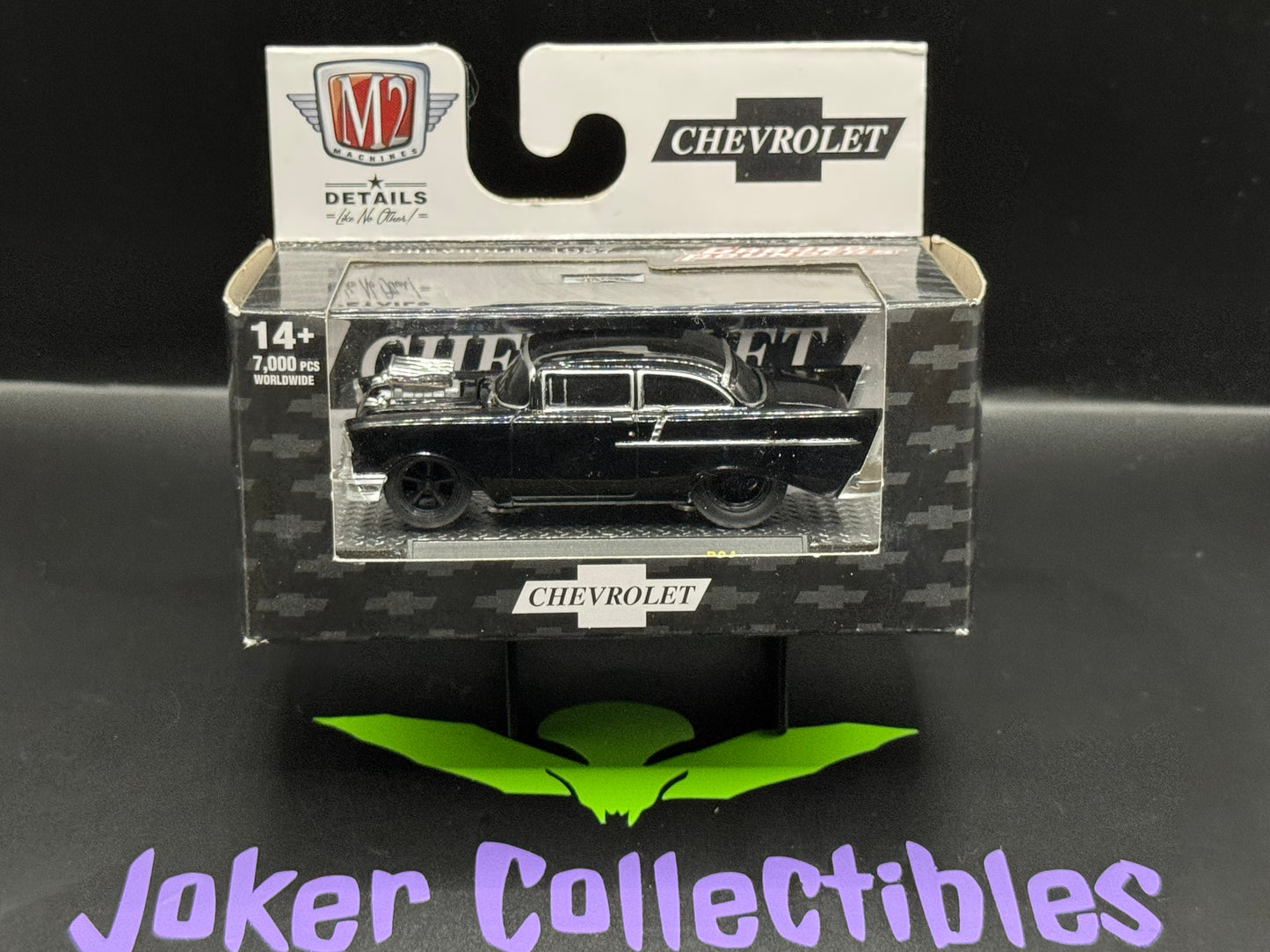 M2 Machines Ground Pounders Black 1957 Chevrolet Bel Air R24 22-05