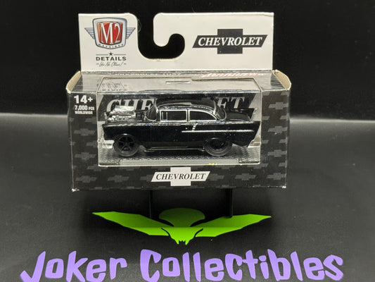 M2 Machines Ground Pounders Black 1957 Chevrolet Bel Air R24 22-05