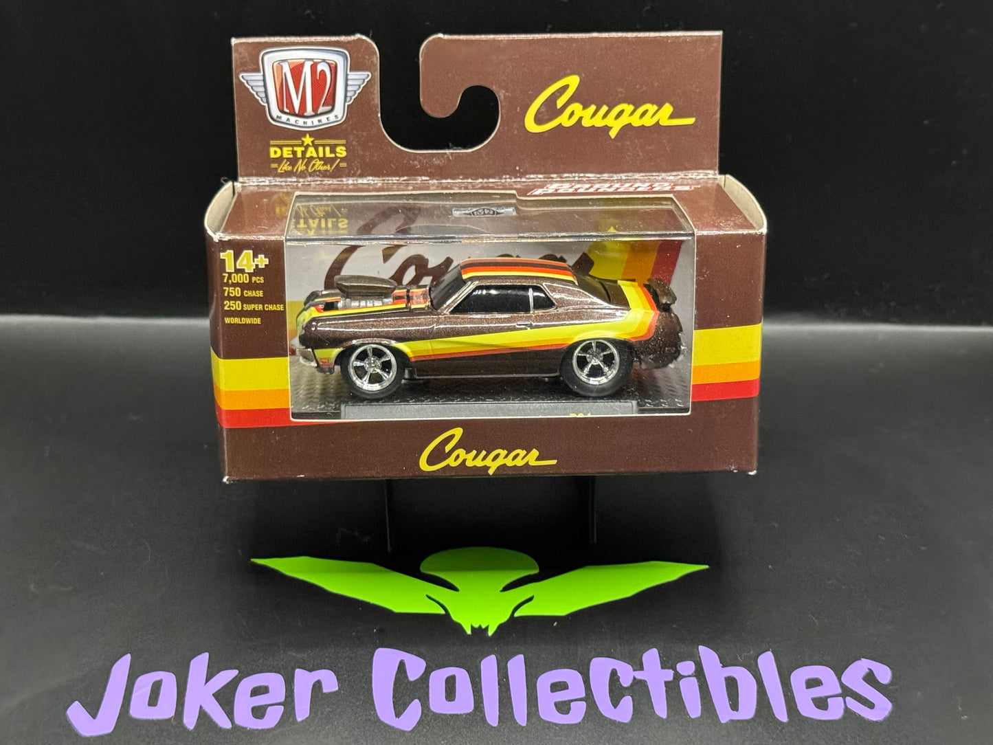M2 Machines Ground Pounders Brown 1970 Mercury Cougar XR7 R24 23-01