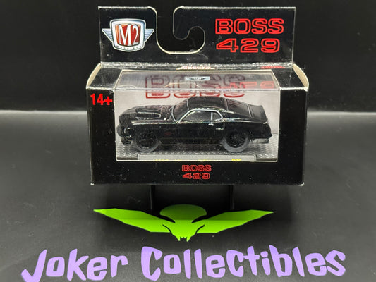 M2 Machines Ground Pounders Black 1969 Ford Mustang BOSS 429 R25 23-12