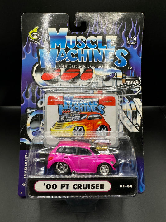 Funline Muscle Machines Hot Pink '00 PT Cruiser 01-64