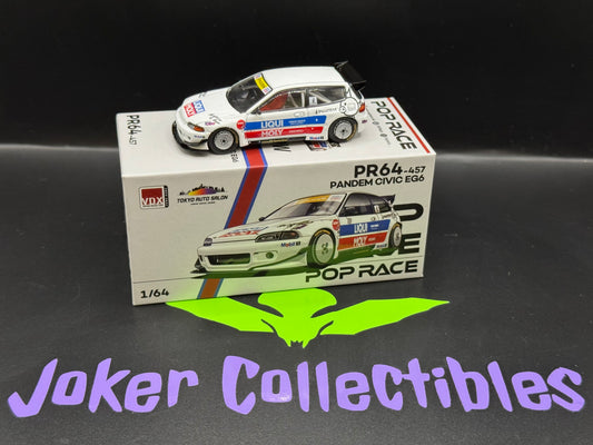 Pop Race Hong Kong Tokyo Auto Salon 2025 LiquiMoly Pandem Honda Civic EG6 PR64-457