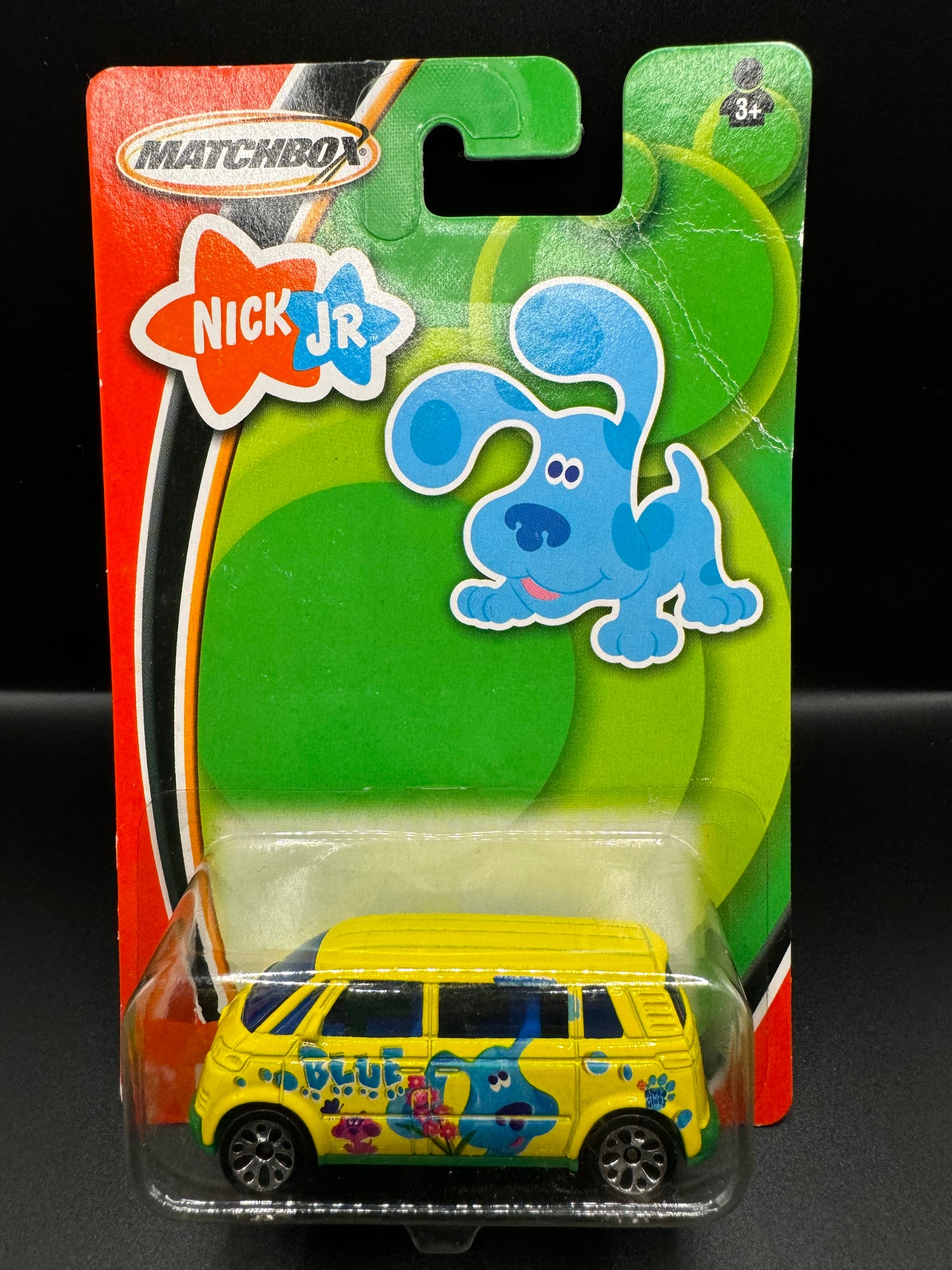 Matchbox Nick Jr Blue's Clues Blue Volkswagen Microbus w/ Protector