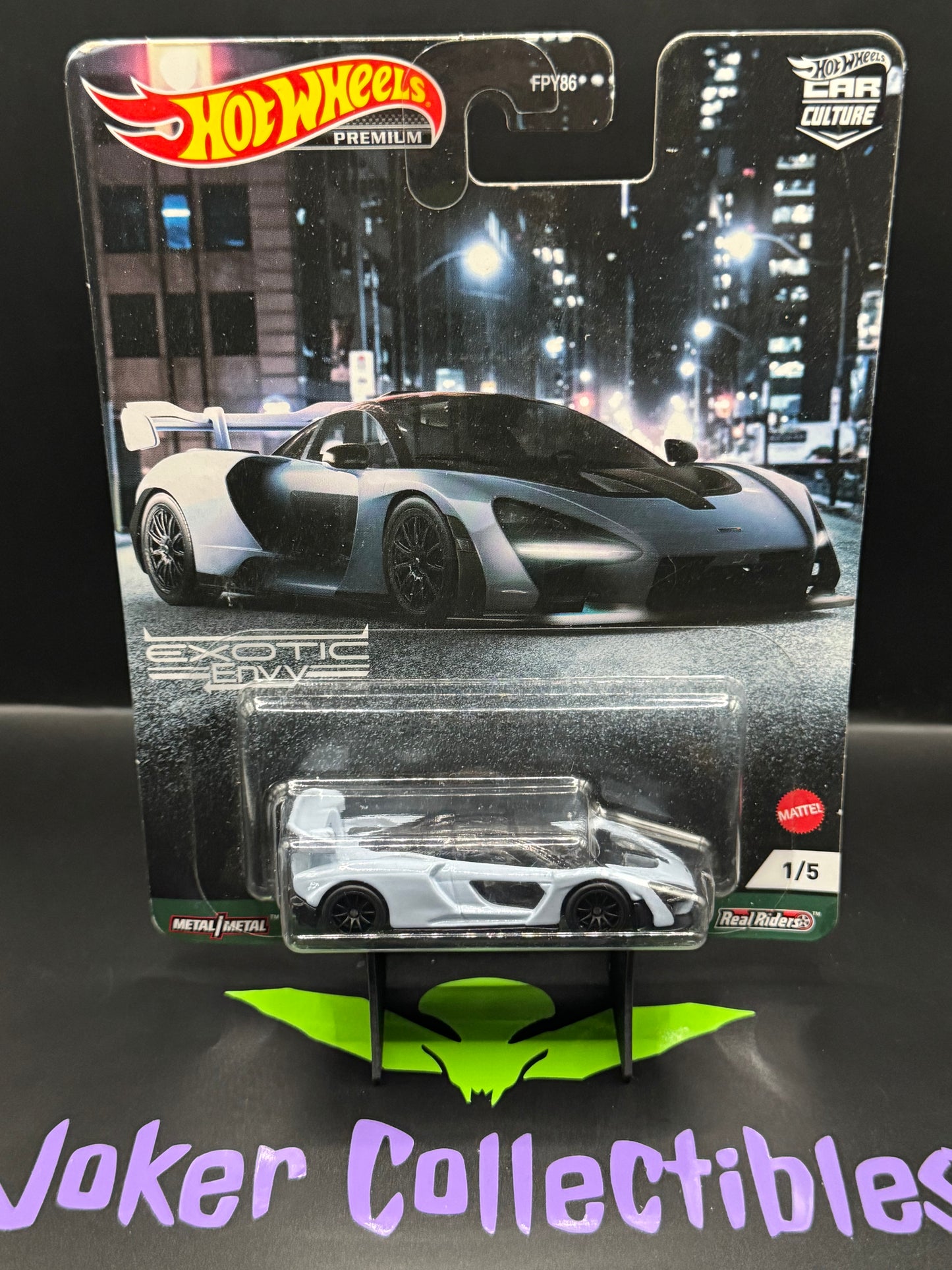 Hot Wheels Premium Car Culture Exotic Envy McLaren Senna # 1/5