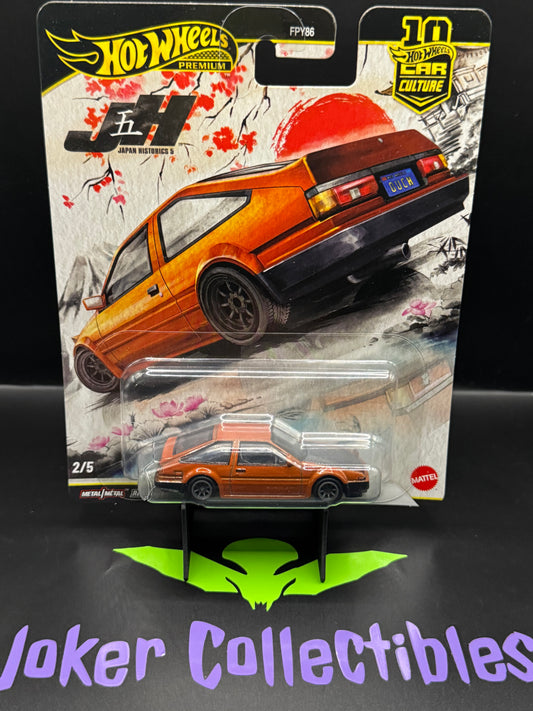 Hot Wheels Premium Car Culture Japan Historics 5 Toyota AE86 Sprinter Trueno # 2/5