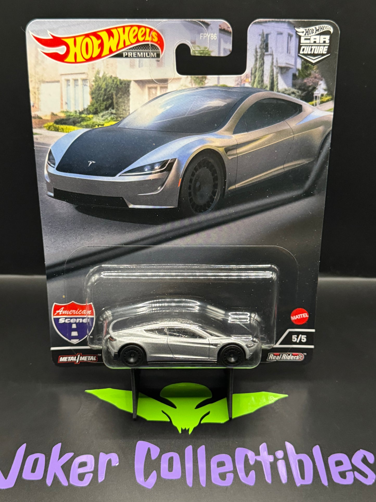Hot Wheels Premium Car Culture American Scene Tesla Roadster # 5/5