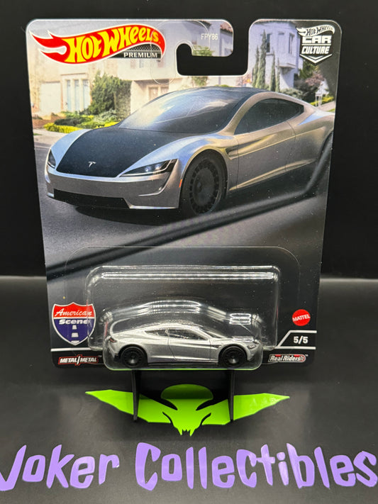 Hot Wheels Premium Car Culture American Scene Tesla Roadster # 5/5