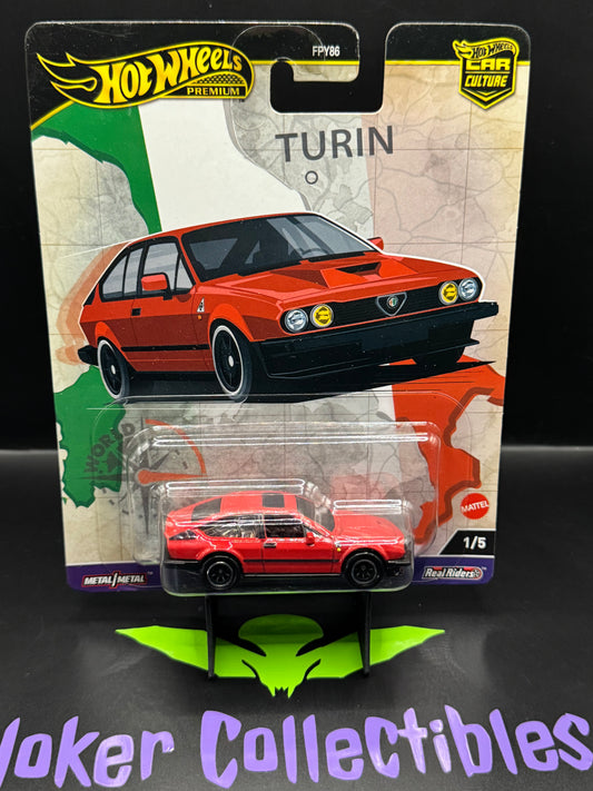 Hot Wheels Premium Car Culture World Tour Alfa Romeo GTV6 3.0 # 1/5