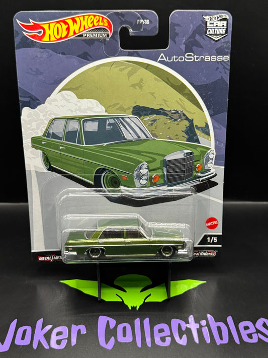 Hot Wheels Premium Car Culture AutoStrasse '72 Mercedes-Benz 280 SEL 4.5 # 1/5
