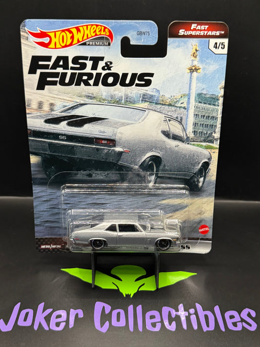 Hot Wheels Premium Fast & Furious Fast Superstars '70 Chevy Nova SS # 4/5 F9 The Fast Saga