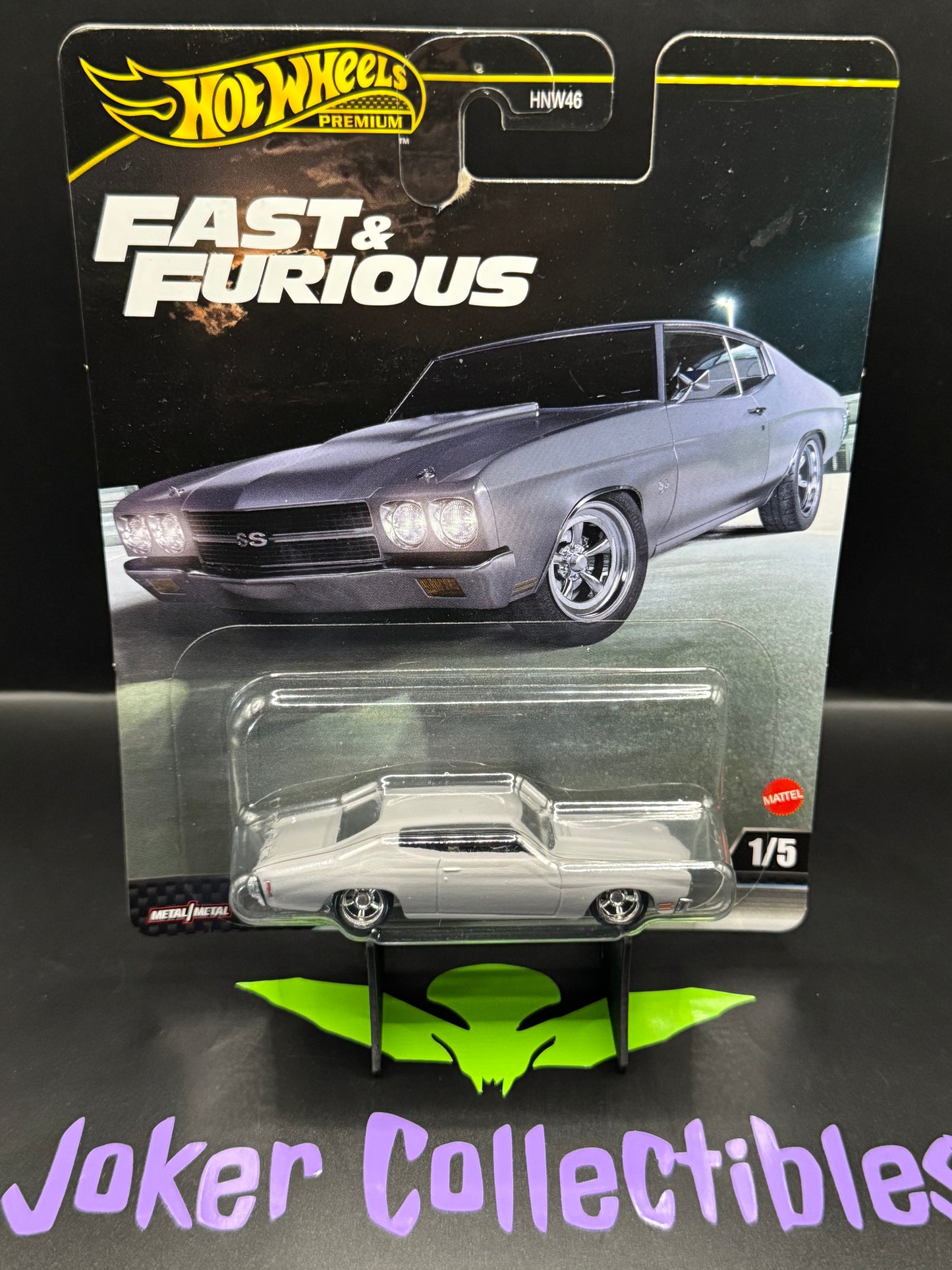 Bad Card Hot Wheels Premium Fast & Furious 1970 Chevelle SS # 1/5