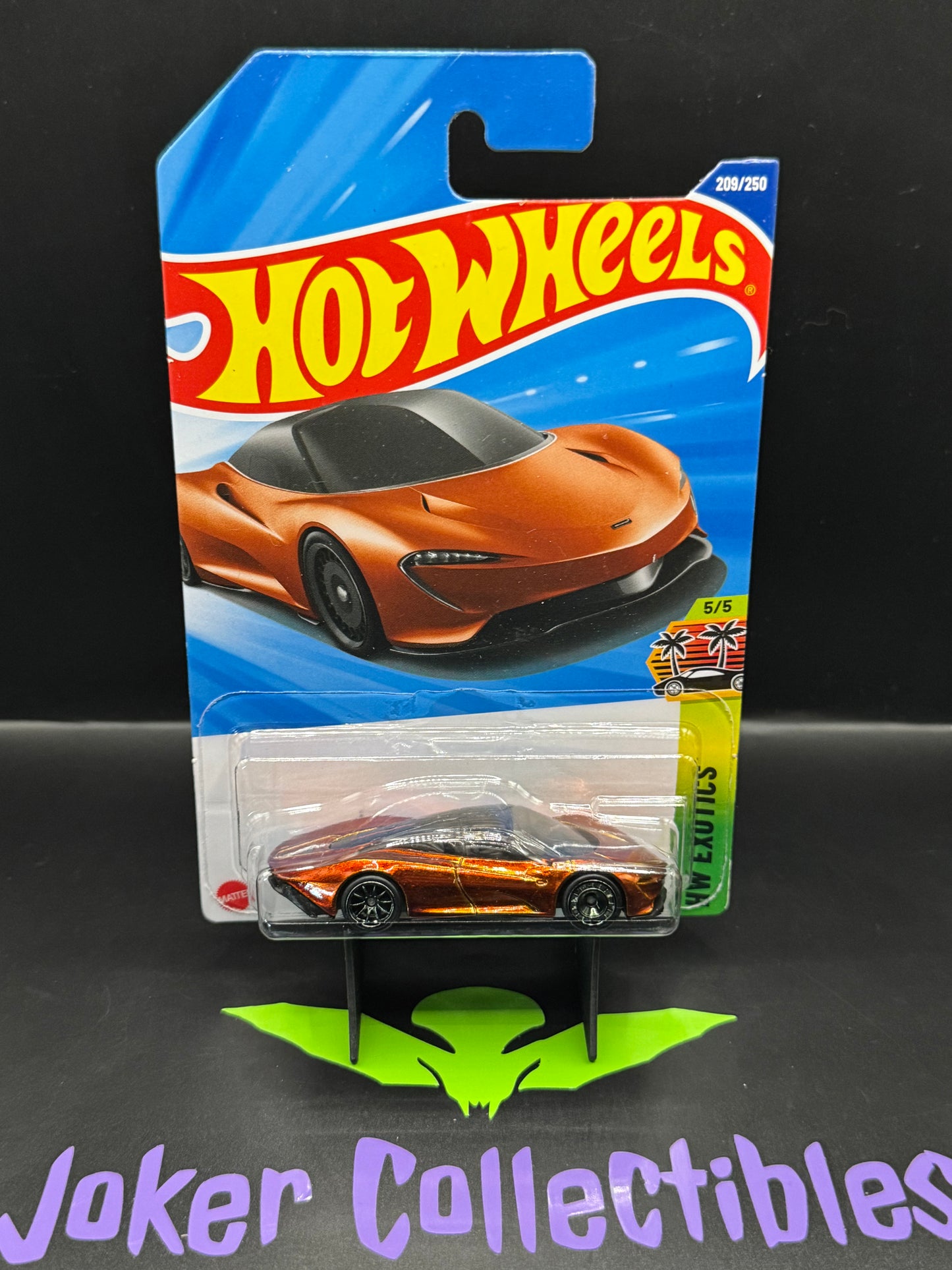 Hot Wheels Super Treasure Hunt McLaren Speedtail 209/250 HW Exotics 5/5