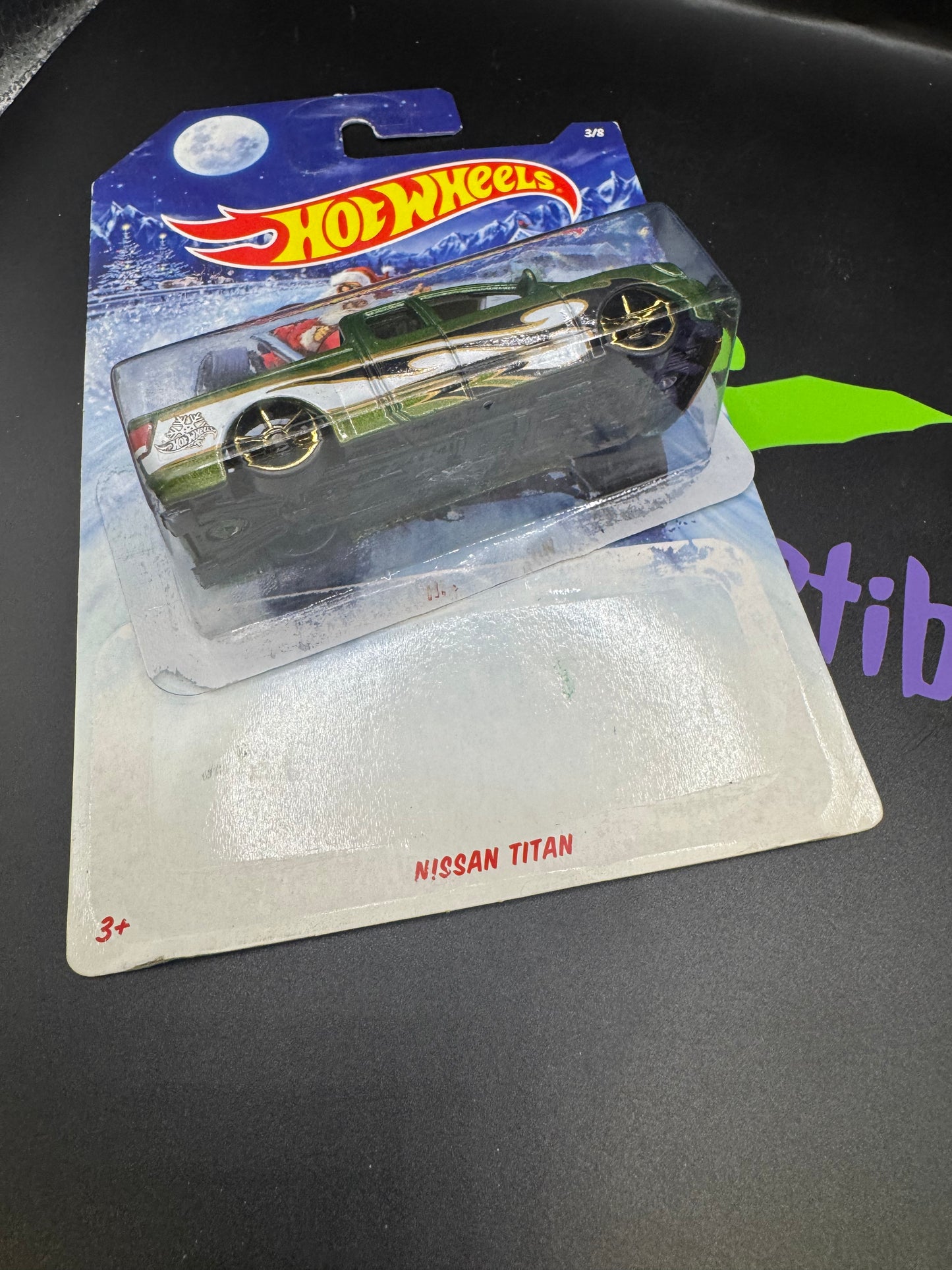 Hot Wheels Holiday Hot Rods Christmas Santa Nissan Titan # 3/8