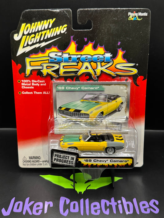 Johnny Lightning Street Freaks Project in Progress '69 Chevy Camaro Convertible No. 4
