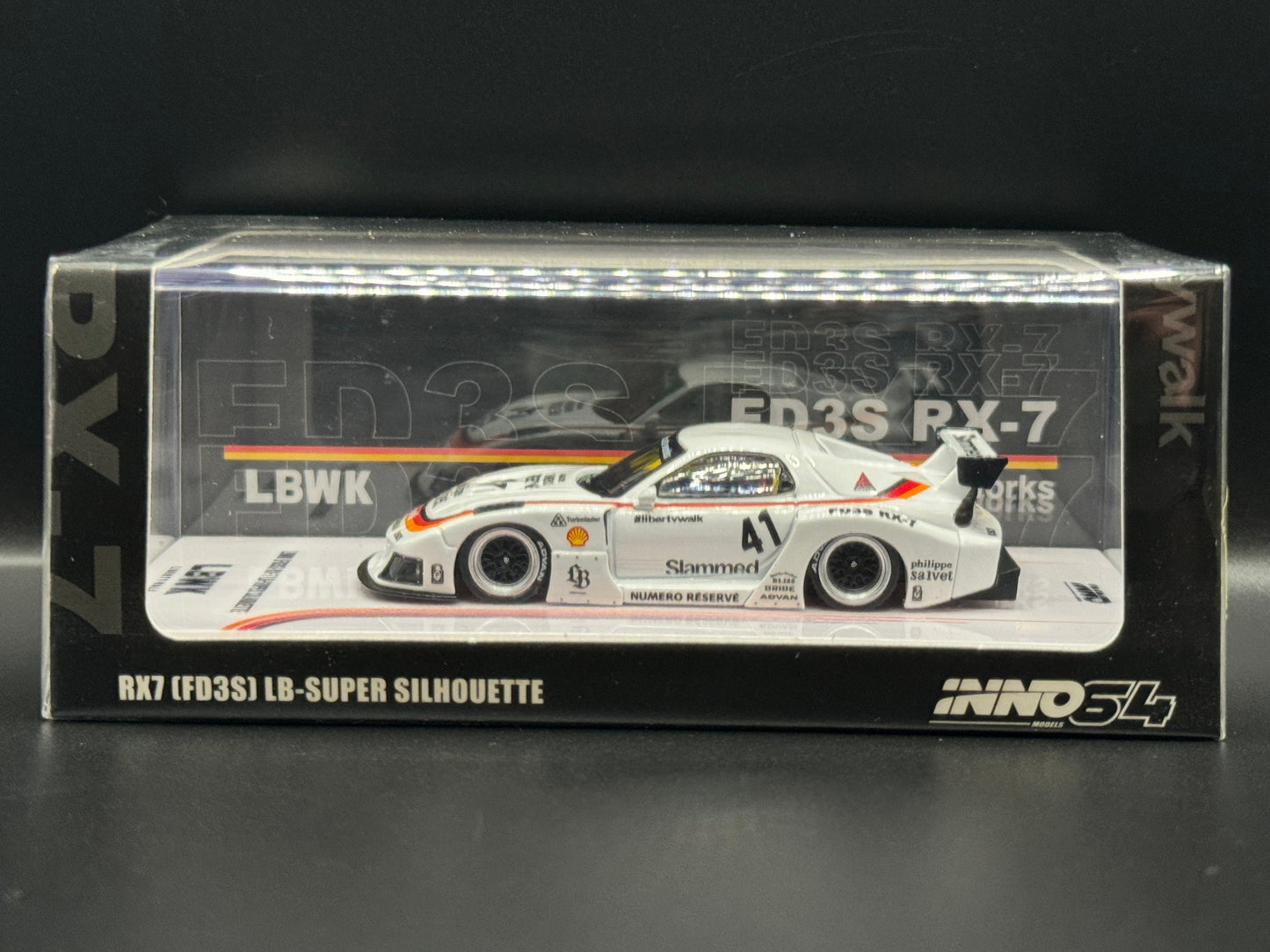 INNO64 MAZDA RX7 RX-7 FD3S LB-SUPER SILHOUETTE White