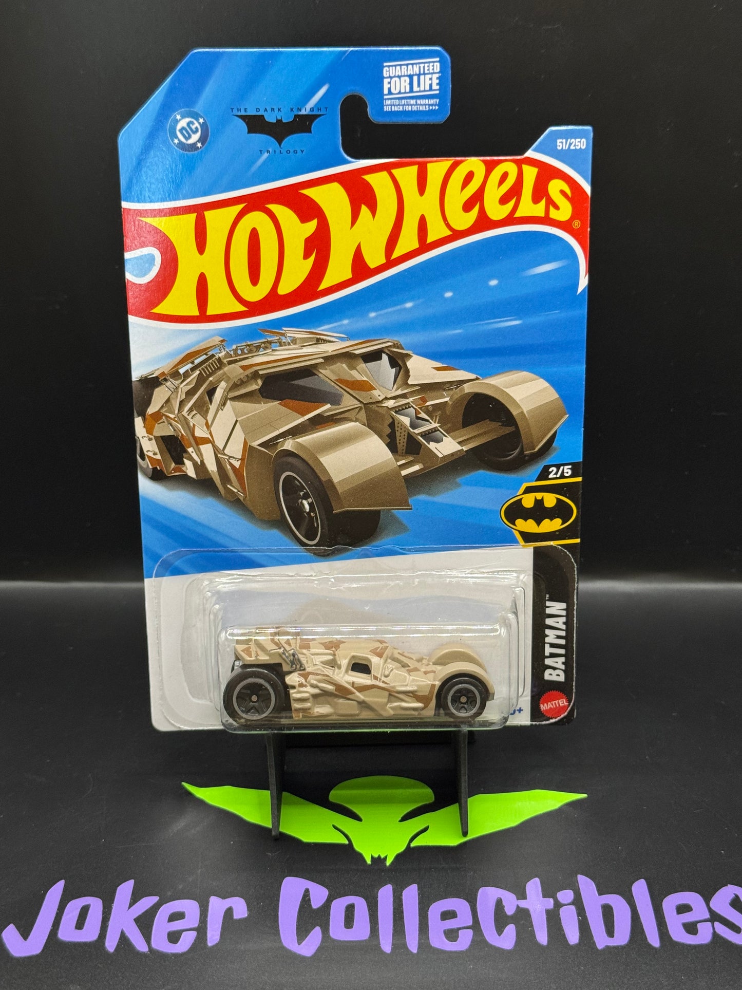 Hot Wheels 2026 Camouflage The Dark Knight Batmobile 51/250 Batman 2/5 C Case