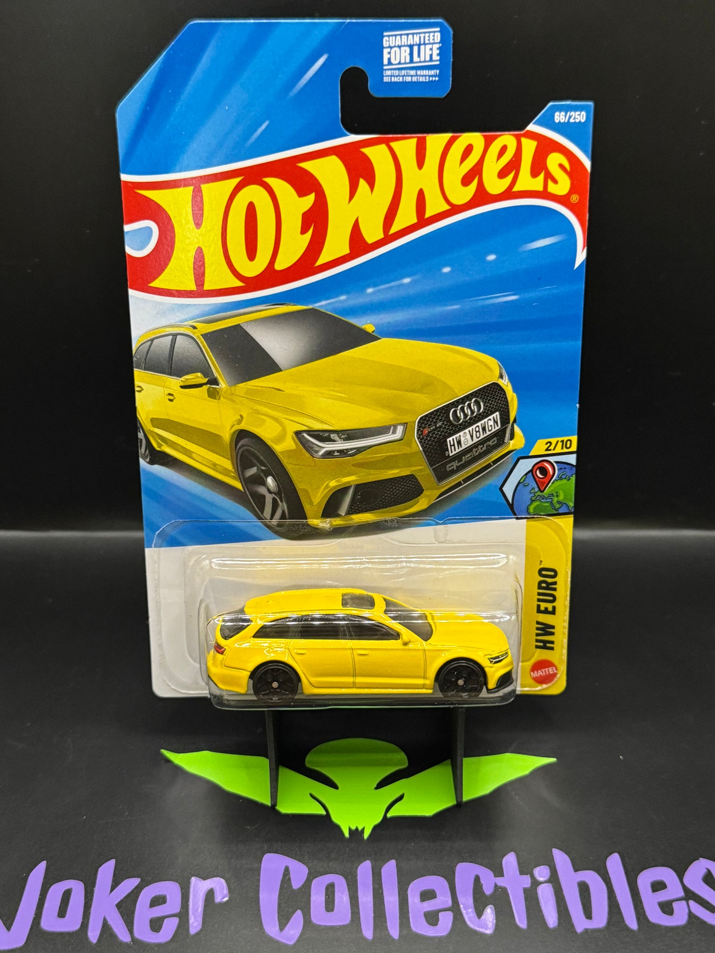 Hot Wheels 2026 Yellow '17 Audi RS 6 Avant 66/250 HW Euro 2/10 D Case