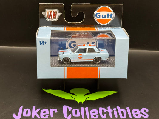 M2 Machines Gulf 1970 Datsun 510 WMTS19 25-22