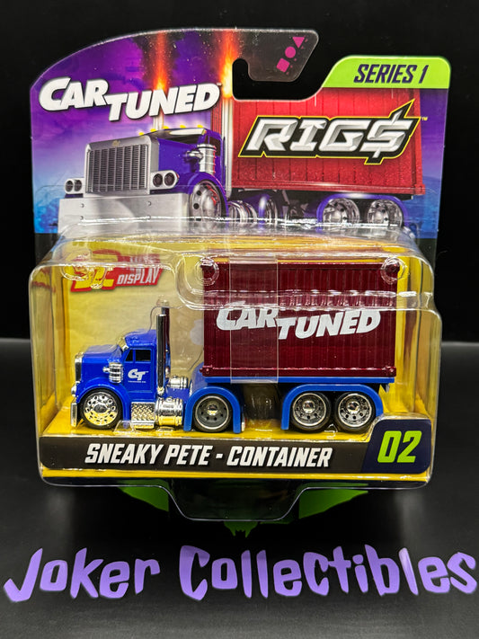 CarTuned Rigs Series 1 Sneaky Pete - Container # 02 Blue & Red