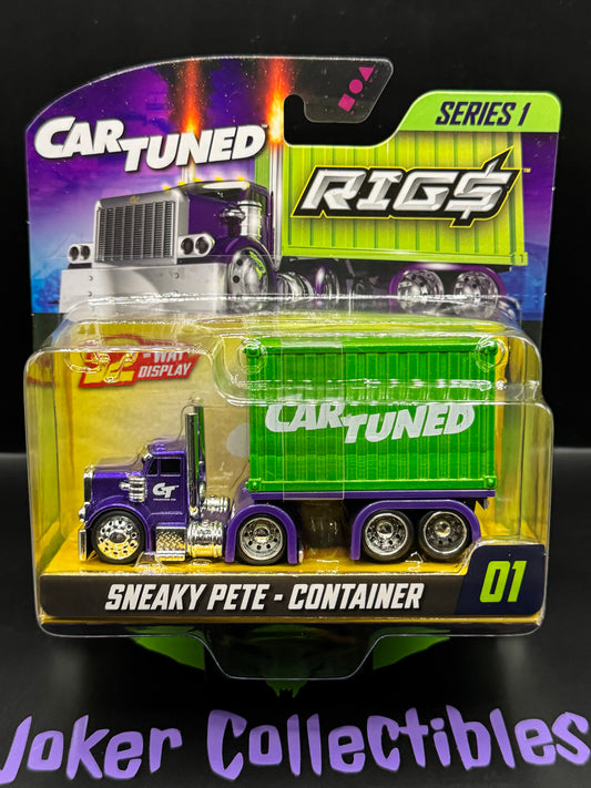 CarTuned Rigs Series 1 Sneaky Pete - Container # 01 Purple & Green