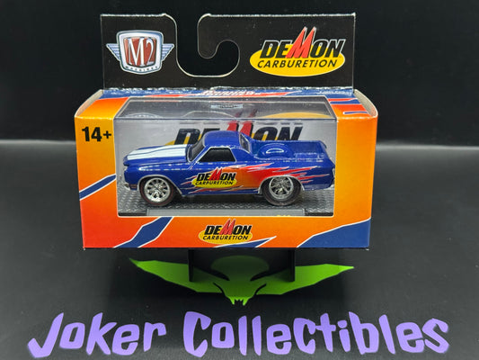 M2 Machines Ground Pounders Blue 1970 Chevrolet El Camino SS 454 R32 25-17