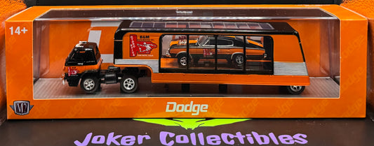 M2 Machines Auto-Haulers 1970 Dodge L600 COE & 1966 Dodge Charger Gasser R91 25-29