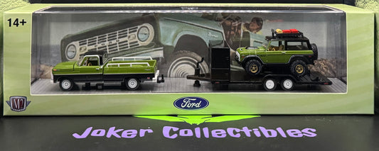 M2 Machines Auto-Haulers 1969 Ford F-100 Ranger Truck & 1971 Ford Bronco R91 25-28