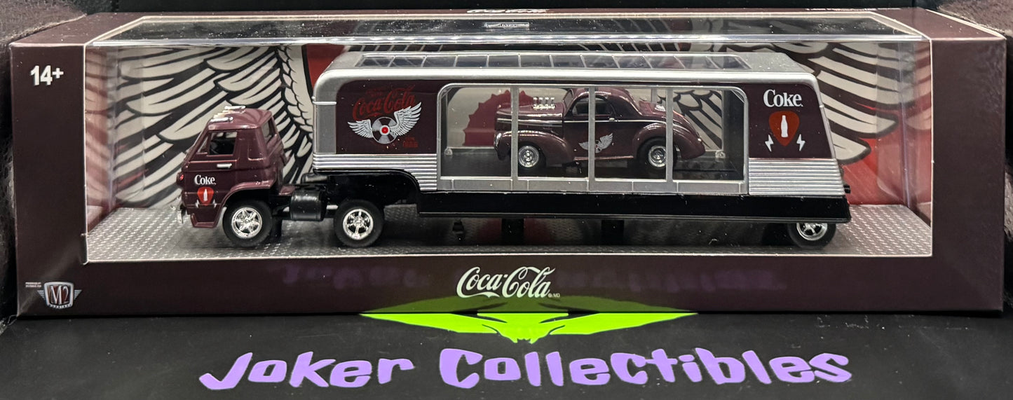 M2 Machines Auto-Haulers 1970 Dodge L600 COE & 1941 Willys Coupe TW42 25-17