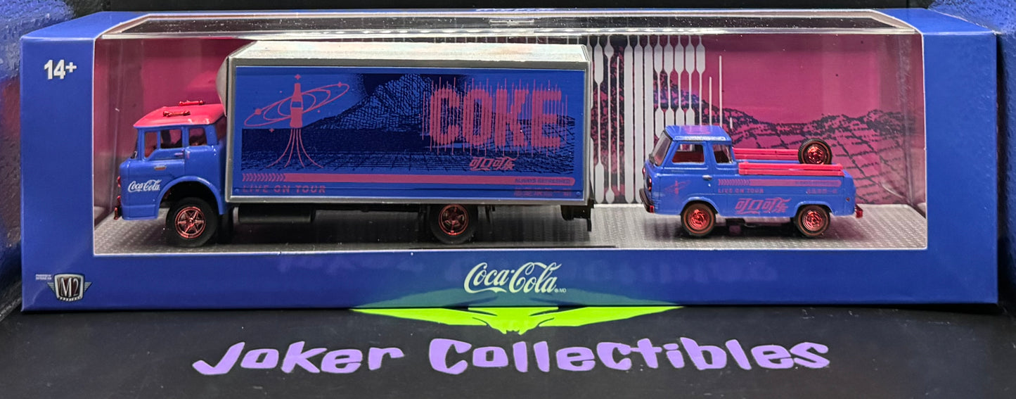 M2 Machines Auto-Haulers Chase 1966 Ford C-950 Truck & 1964 Ford Econoline Truck TW42 25-18