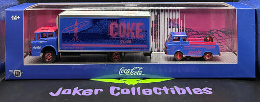 M2 Machines Auto-Haulers Chase 1966 Ford C-950 Truck & 1964 Ford Econoline Truck TW42 25-18