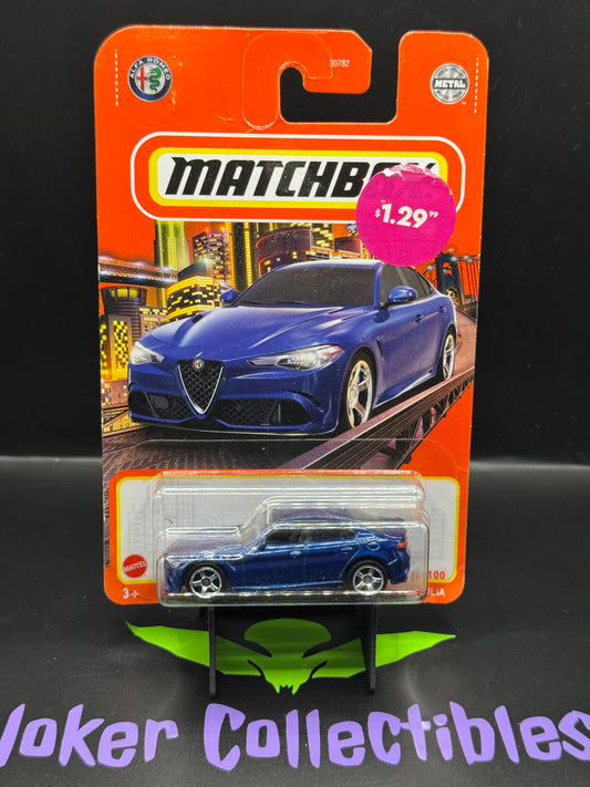Matchbox Blue Alfa Romeo Giulia 26/100