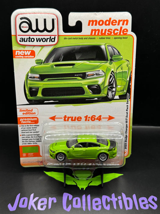 Auto World Modern Muscle 2023 Dodge Charger R/T Scat Pack Swinger Sublime # 4