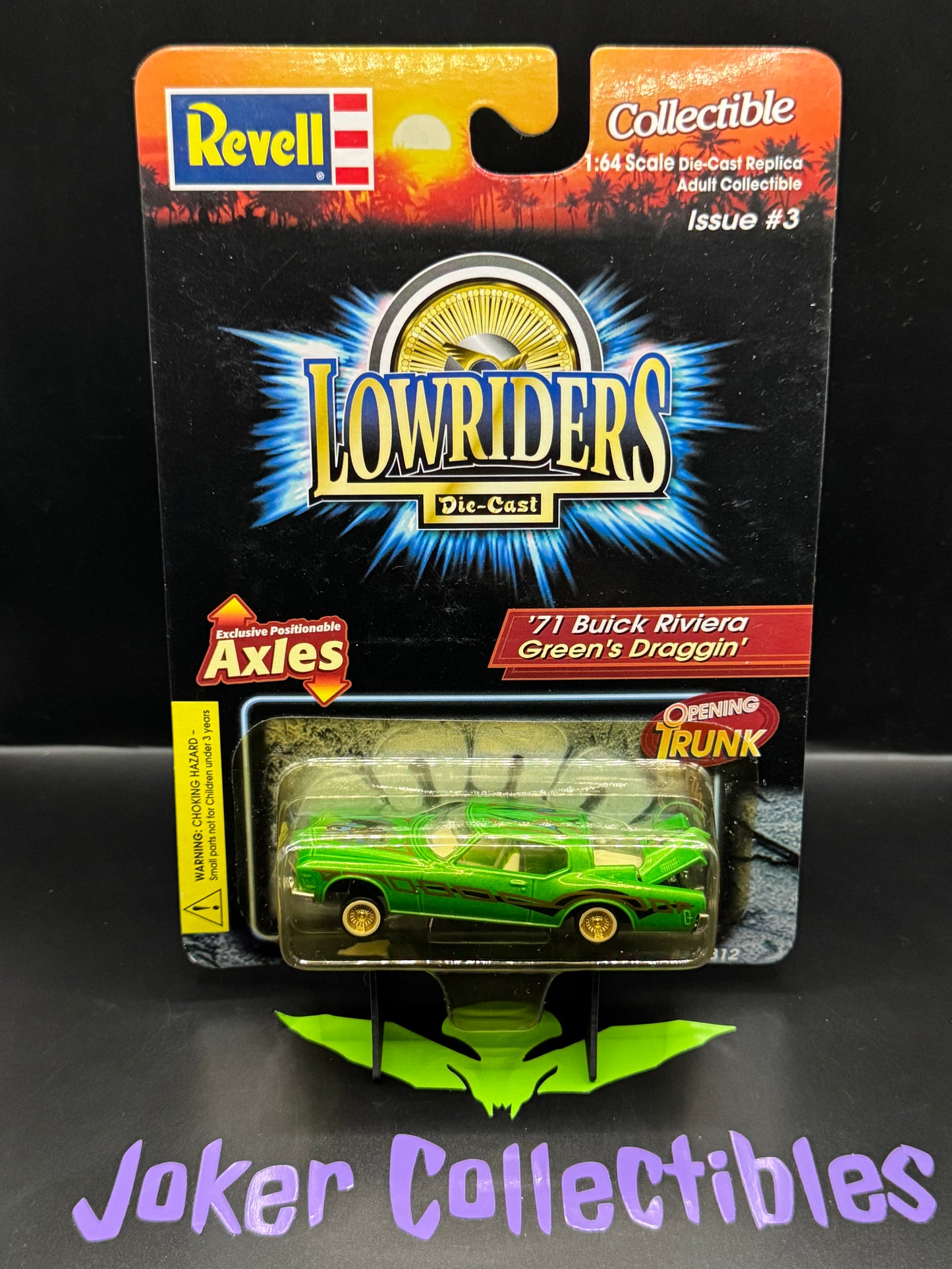 Revell Lowriders '71 Buick Riviera Green's Draggin' Issue # 3