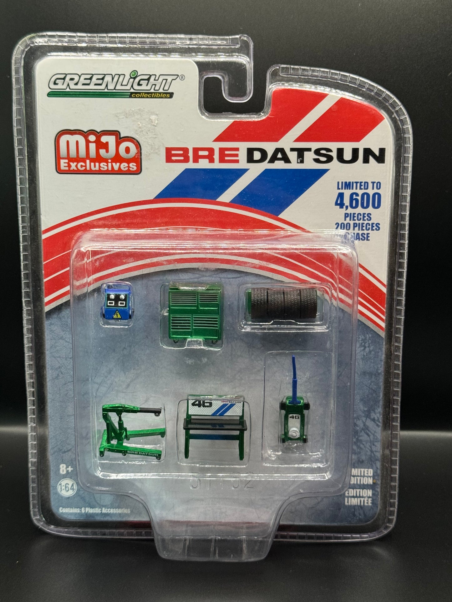 Greenlight BRE Datsun Chase Greenie Green Machine Shop Tool Multipack