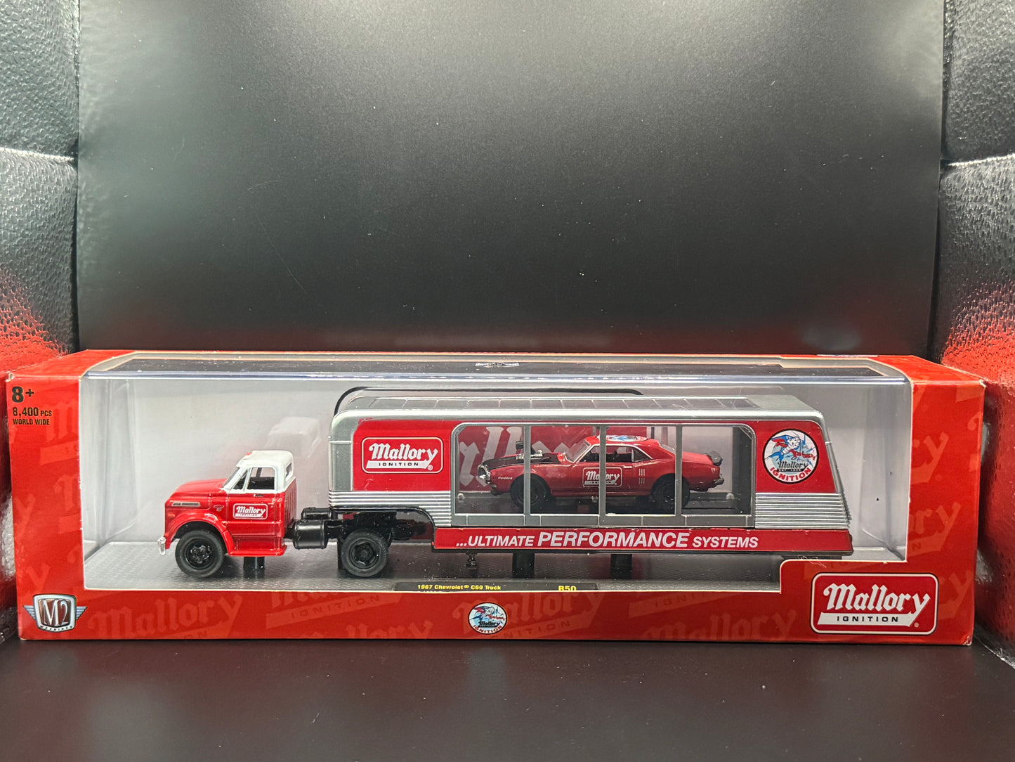 M2 Machines Mallory 1967 Chevrolet C60 Truck & 1968 Pontiac Firebird 400 H.O. Hauler R50 21-22