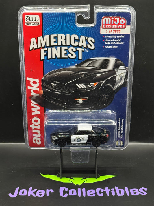 Auto World California Highway Patrol 2017 Ford Mustang MiJo Exclusives