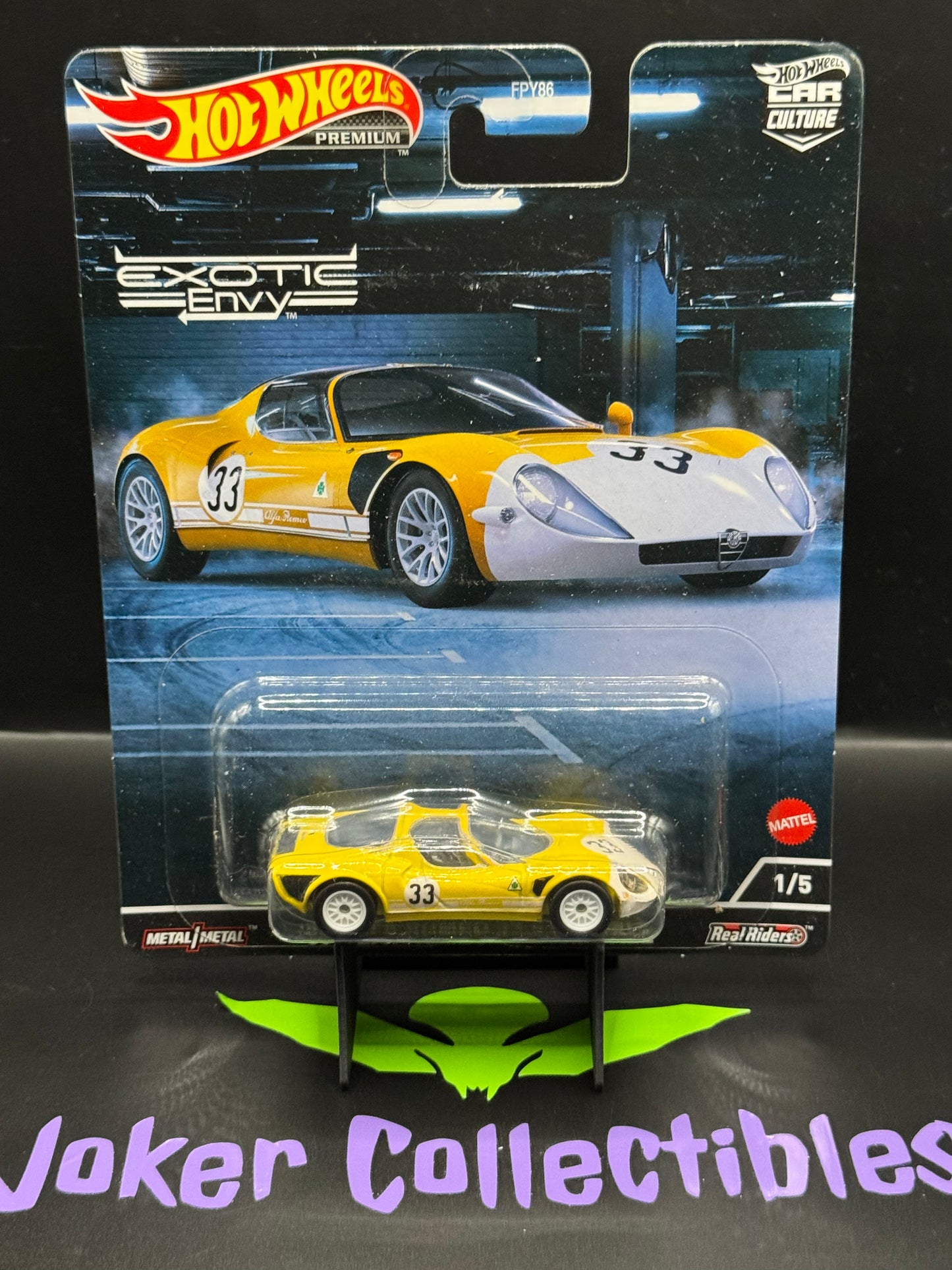 Hot Wheels Premium Car Culture Exotic Envy '69 Alfa Romeo 33 Stradale # 1/5