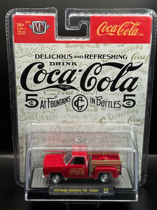 M2 Machines Coca-Cola 1978 Dodge Adventurer 150 - Custom A36 23-41