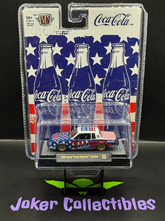 M2 Machines Coca-Cola American Flag 1987 Buick Grand National Custom A45 24-25