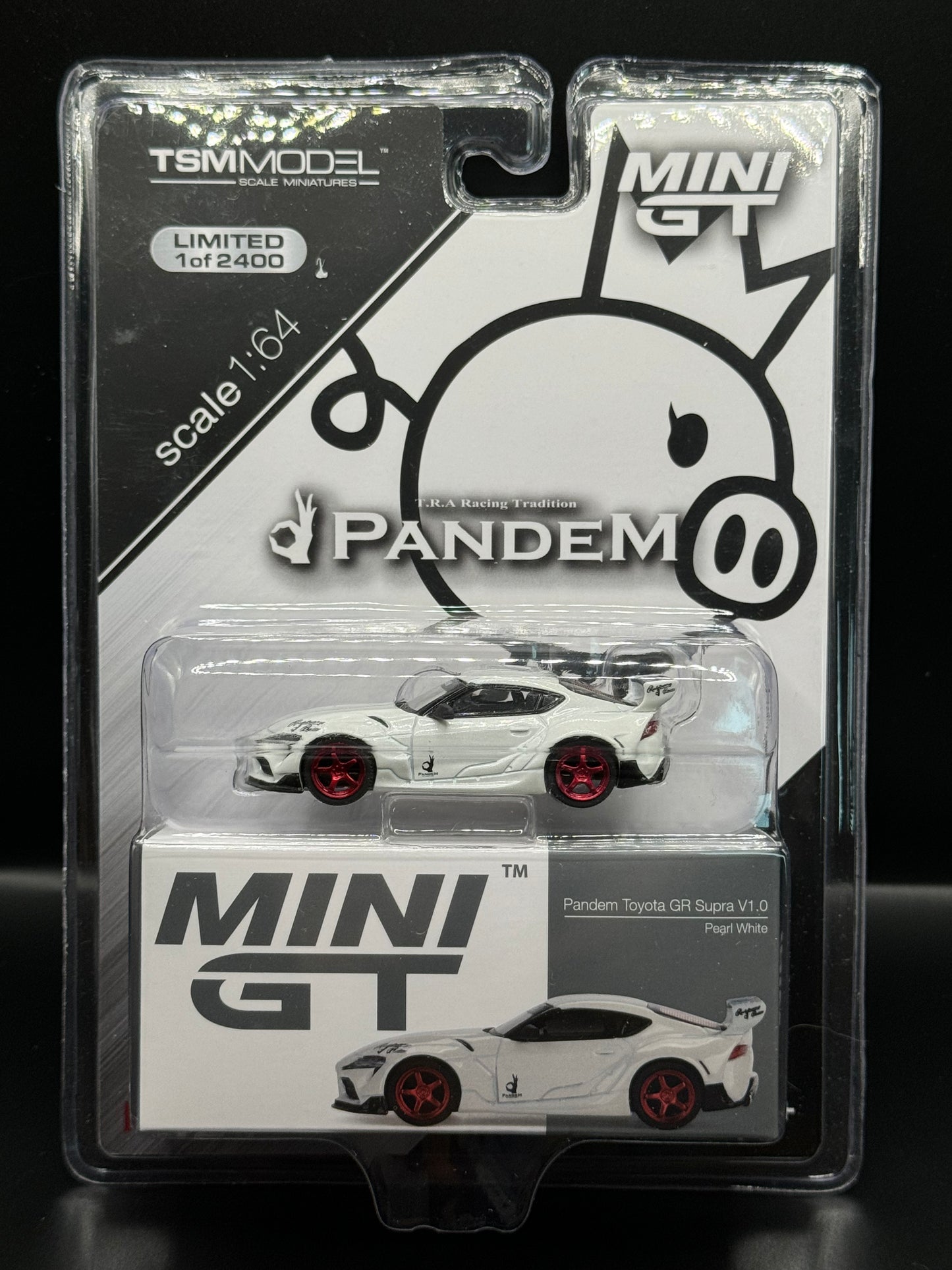 Mini GT #424 Pandem Toyota GR Supra V1.0 Pearl White