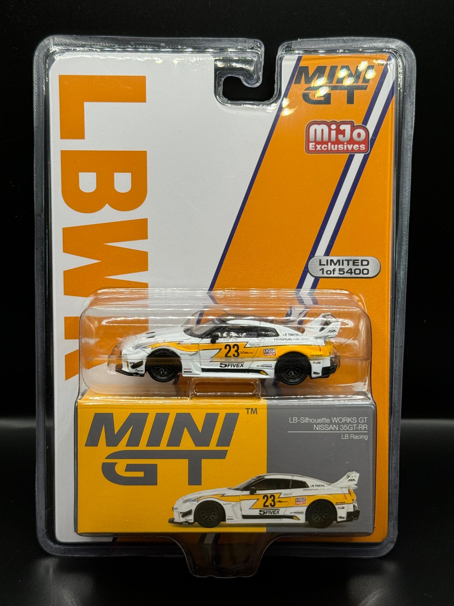 Mini GT #528 LB-Silhouette WORKS GT NISSAN 35GT-RR LB Racing