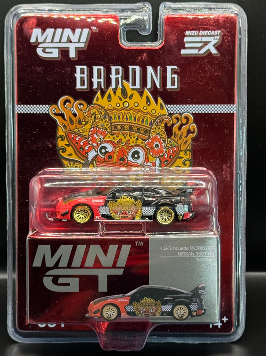 Mini GT #651 Mizu Diecast LB-Silhouette WORKS GT NISSAN 35GT-RR BARONG