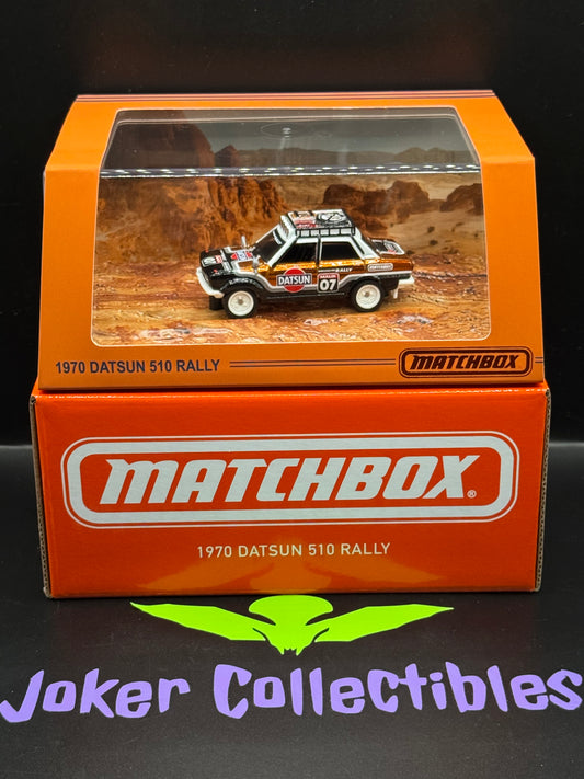 Mattel Creations Matchbox 1970 Datsun 510 Rally