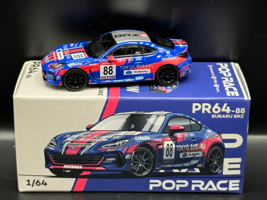 Pop Race Tokyo Subaru Racing Subaru BRZ PR64-88