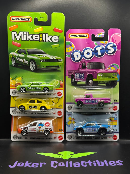 Matchbox 2026 Mix 1 Candy Series Full Set of 5 HVV75-979E