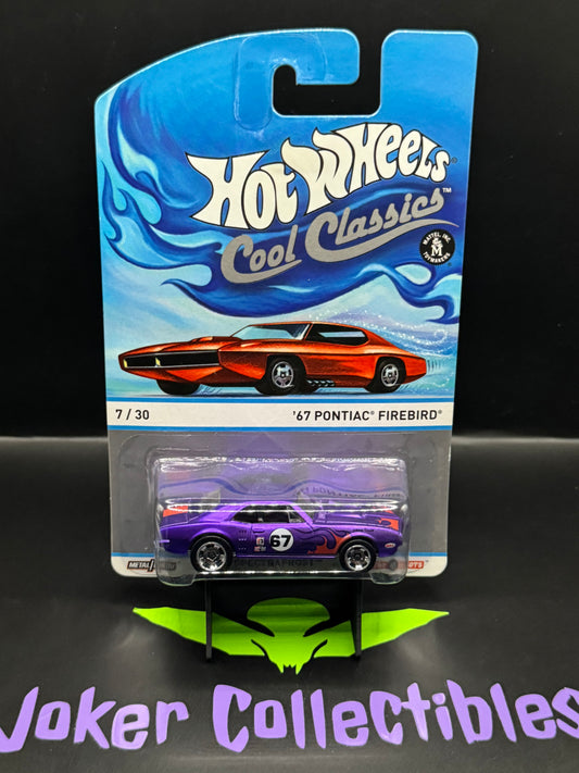 Hot Wheels Cool Classics '67 Pontiac Firebird 7/30 Red Car Card Spectrafrost