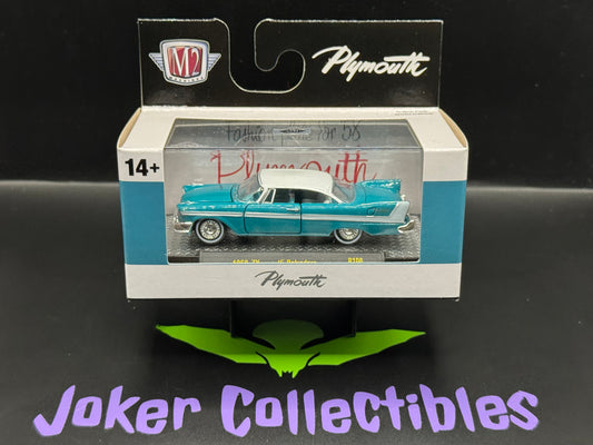 M2 Machines Turquoise Blue Green 1958 Plymouth Belvedere R106 25-109