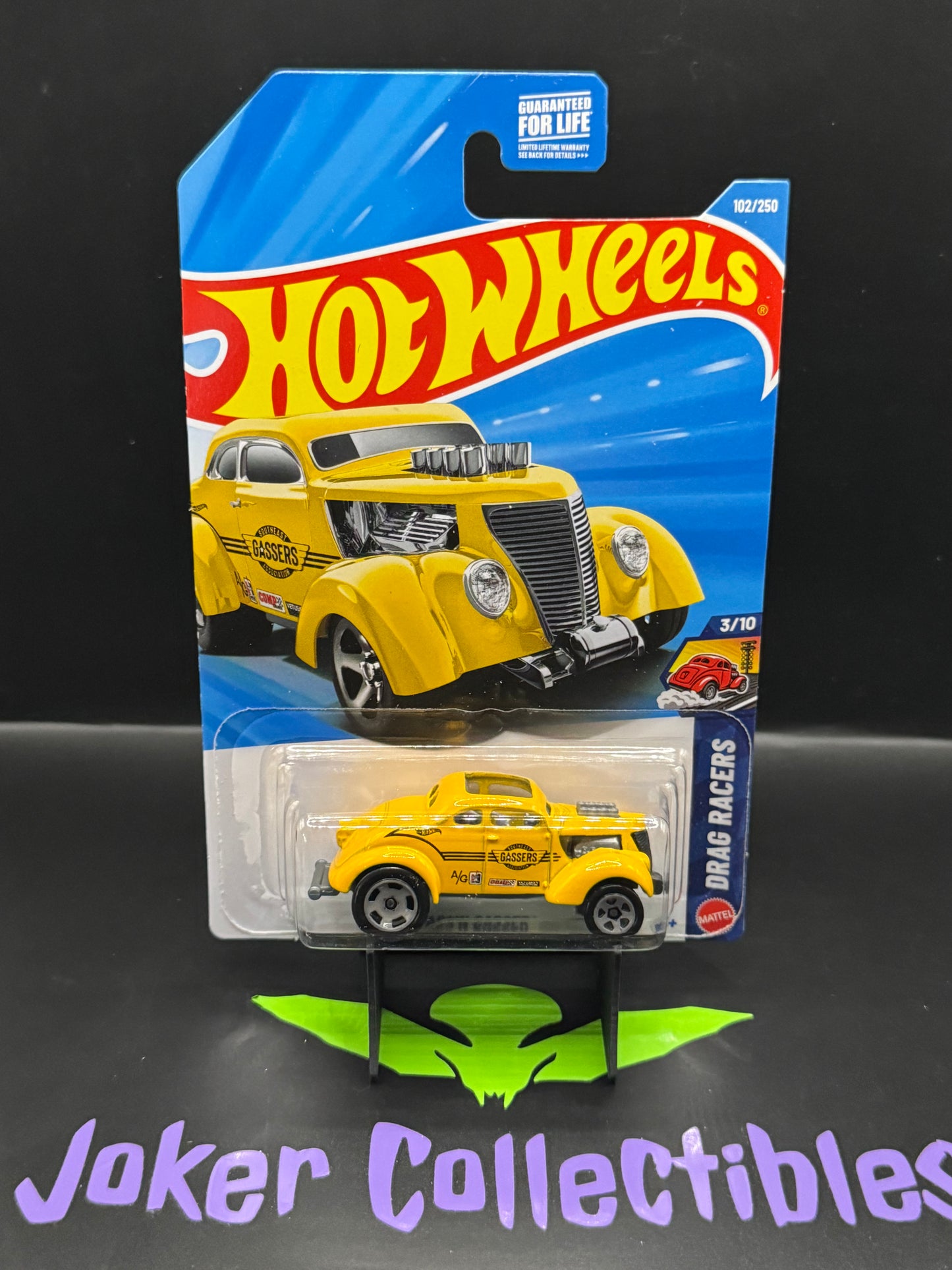 Hot Wheels 2026 Yellow Pass'N Gasser 102/250 Drag Racers 3/10 E Case