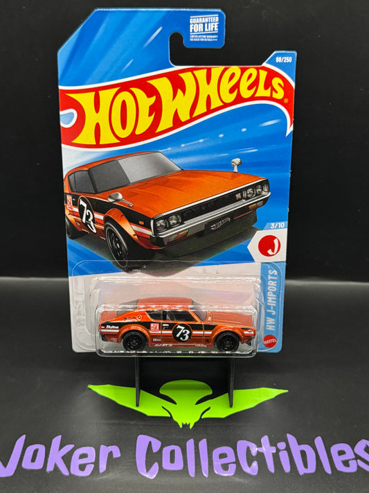 Hot Wheels 2026 Orange Nissan Skyline 2000 GT-R 88/250 HW J-Imports 3/10 E Case