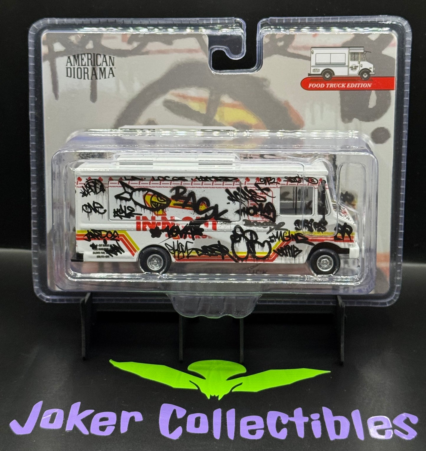 American Diorama 1:64 Food Truck Graffiti Style In-N-Out Burger